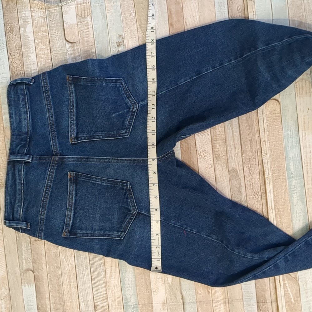 NWT Asos raw hem super high rise jeans - Picture 6 of 10